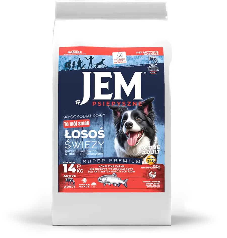 Karma Świeży Łosoś, Kurczak i Wołowina – worek